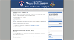 Desktop Screenshot of mustangcadetsquadron.org